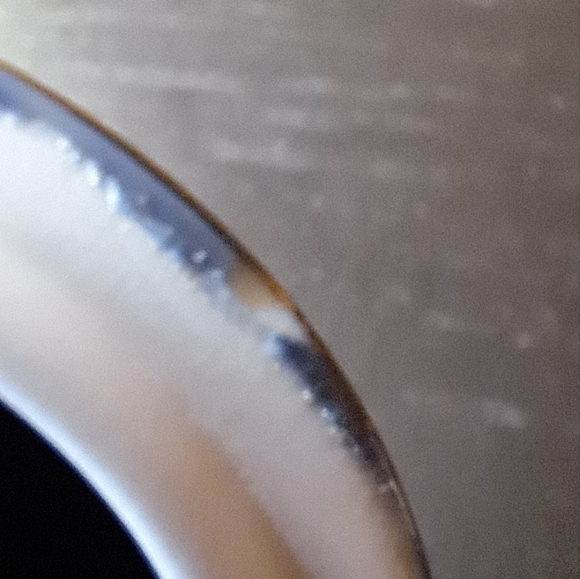 Vintage Small LIMOGES France Porcelain Covalt Blue 2" round trinket box. - Picture 6 of 7